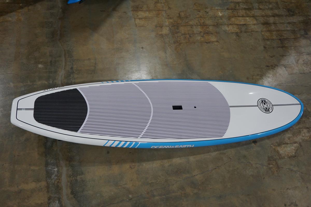 Ocean and Earth 10'6" Cruiser Epoxy SUP Top View