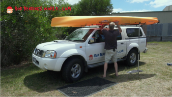 Car Toping the Hobie Revo 13 Kayak